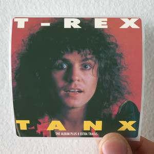 T Rex Tanx 2 Album Cover Sticker T Rex Tanx 2 Album Cover Sticker