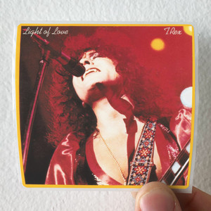 T Rex Light Of Love Album Cover Sticker T Rex Light Of Love Album Cover Sticker
