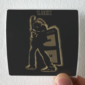 T Rex Electric Warrior Album Cover Sticker T Rex Electric Warrior Album Cover Sticker