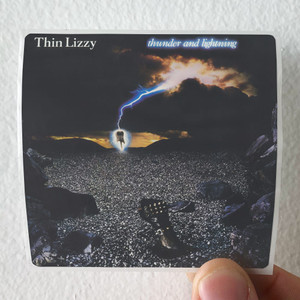 Thin Lizzy Thunder And Lightning Album Cover Sticker
