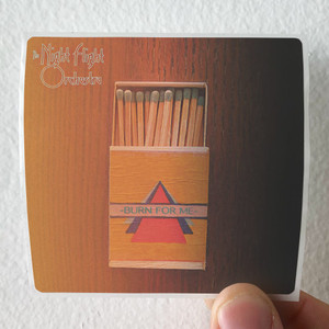 The Night Flight Orchestra Burn For Me Album Cover Sticker