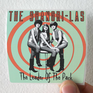 The Shangri-Las Leader Of The Pack Album Cover Sticker The Shangri-Las Leader Of The Pack Album Cover Sticker