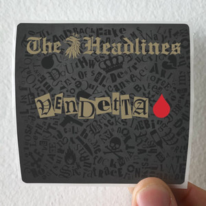 The Headlines Vendetta Album Cover Sticker The Headlines Vendetta Album Cover Sticker
