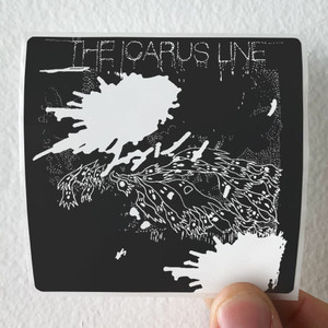 The Icarus Line Red And Black Attack Album Cover Sticker The Icarus Line Red And Black Attack Album Cover Sticker