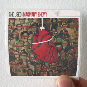 The Used Imaginary Enemy Album Cover Sticker The Used Imaginary Enemy Album Cover Sticker