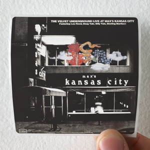 The Velvet Underground Live At Maxs Kansas City Album Cover Sticker