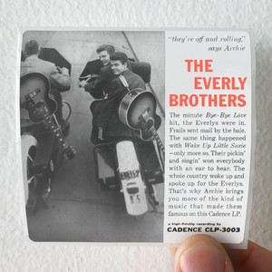 The Everly Brothers The Everly Brothers 1 Album Cover Sticker