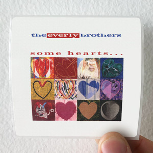 The Everly Brothers Some Hearts Album Cover Sticker
