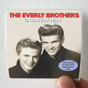 The Everly Brothers Greatest Hits 1 Album Cover Sticker
