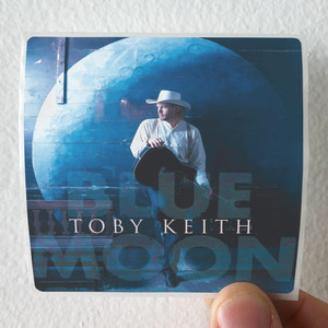 Toby Keith Blue Moon Album Cover Sticker