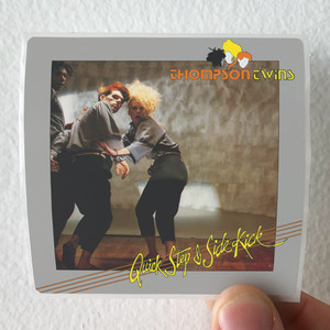 Thompson Twins Quick Step Side Kick Album Cover Sticker Thompson Twins Quick Step Side Kick Album Cover Sticker