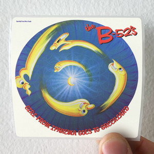 The B-52s Girl From Impanema Goes To Greenland Album Cover Sticker The B-52s Girl From Impanema Goes To Greenland Album Cover Sticker