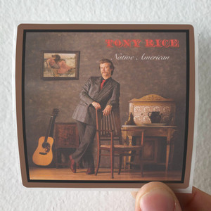 Tony Rice Native American Album Cover Sticker Tony Rice Native American Album Cover Sticker