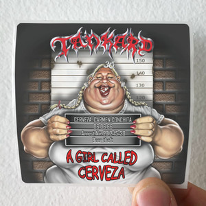 Tankard A Girl Called Cerveza Album Cover Sticker Tankard A Girl Called Cerveza Album Cover Sticker