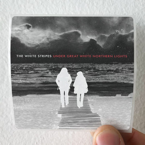 The White Stripes Under Great White Northern Lights 3 Album Cover Sticker The White Stripes Under Great White Northern Lights 3 Album Cover Sticker