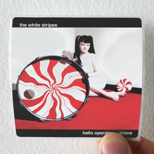 The White Stripes Hello Operator Album Cover Sticker