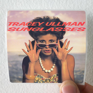 Tracey Ullman Sunglasses Album Cover Sticker Tracey Ullman Sunglasses Album Cover Sticker