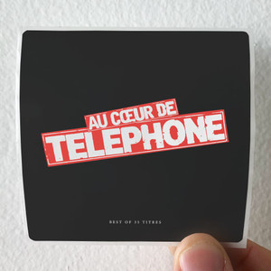 Telephone Au Cur De Tlphone 1 Album Cover Sticker Telephone Au Cur De Tlphone 1 Album Cover Sticker