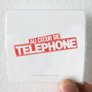 Telephone Au Cur De Tlphone Album Cover Sticker Telephone Au Cur De Tlphone Album Cover Sticker