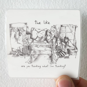 The Like Are You Thinking What Im Thinking Album Cover Sticker The Like Are You Thinking What Im Thinking Album Cover Sticker