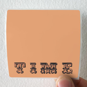 Time Time Album Cover Sticker Time Time Album Cover Sticker