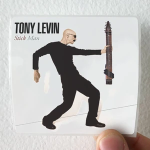 Tony Levin Stick Man Album Cover T-Shirt Black