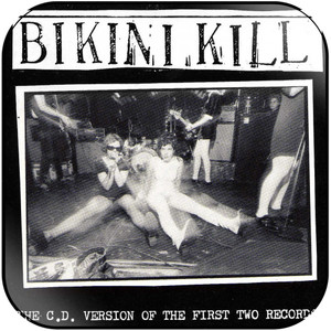 Bikini Kill Bang On Time Album Cover Sticker Album Cover Sticker Bikini Kill Bang On Time Album Cover Sticker Album Cover Sticker