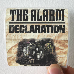 The Alarm Declaration Album Cover Sticker The Alarm Declaration Album Cover Sticker