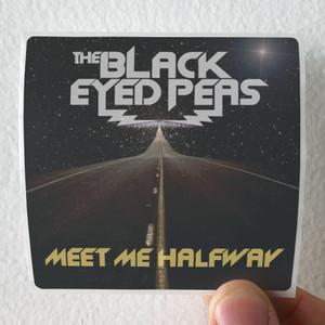 The Black Eyed Peas Meet Me Halfway Album Cover Sticker