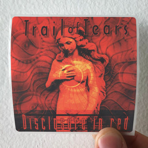 Trail of Tears Disclosure In Red Album Cover Sticker