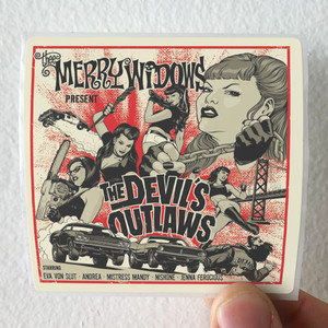 Thee Merry Widows The Devils Outlaws Album Cover Sticker