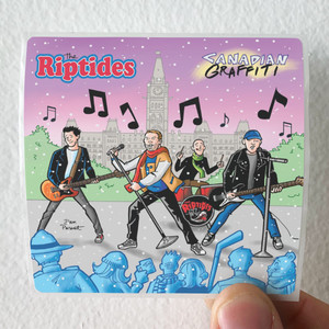 The Riptides Canadian Graffiti Album Cover Sticker