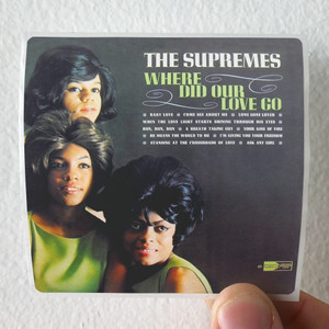 The Supremes Where Did Our Love Go Album Cover Sticker