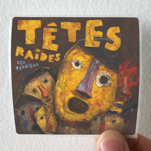 Tetes Raides Les Terriens Album Cover Sticker