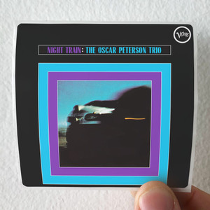 The Oscar Peterson Trio Night Train Album Cover Sticker The Oscar Peterson Trio Night Train Album Cover Sticker