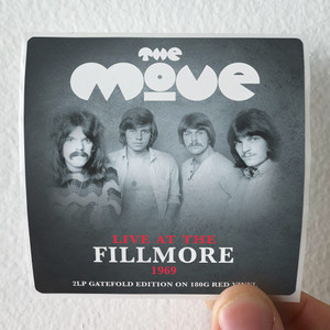 The Move Live At The Fillmore 1969 Album Cover Sticker The Move Live At The Fillmore 1969 Album Cover Sticker