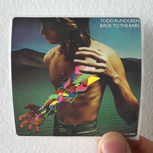 Todd Rundgren Back To The Bars Album Cover Sticker Todd Rundgren Back To The Bars Album Cover Sticker