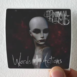 The Animal in Me Words Actions Album Cover Sticker The Animal in Me Words Actions Album Cover Sticker