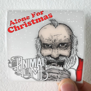 The Animal in Me Alone For Christmas Album Cover Sticker The Animal in Me Alone For Christmas Album Cover Sticker