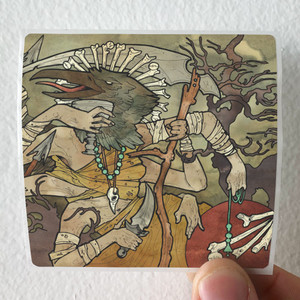 The Famine The Raven And The Reaping Album Cover Sticker The Famine The Raven And The Reaping Album Cover Sticker