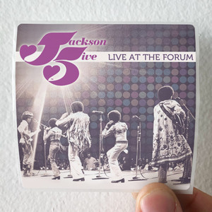 The Jackson 5 Live At The Forum Album Cover T-Shirt Black
