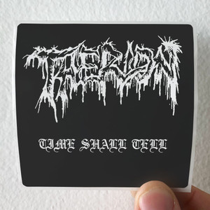 Therion Time Shall Tell Album Cover Sticker Therion Time Shall Tell Album Cover Sticker