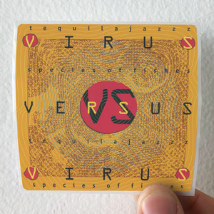 Tequilajazzz Virus Versus Virus Album Cover Sticker Tequilajazzz Virus Versus Virus Album Cover Sticker
