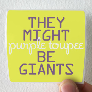 They Might Be Giants Purple Toupee Album Cover Sticker