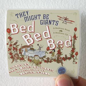 They Might Be Giants Bed Bed Bed Album Cover Sticker