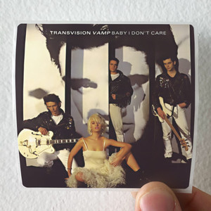 Transvision Vamp Baby I Dont Care 1 Album Cover Sticker Transvision Vamp Baby I Dont Care 1 Album Cover Sticker