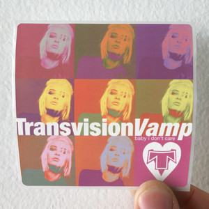 Transvision Vamp Baby I Dont Care Album Cover Sticker Transvision Vamp Baby I Dont Care Album Cover Sticker