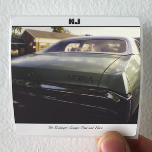 The Dillinger Escape Plan Nj Album Cover Sticker The Dillinger Escape Plan Nj Album Cover Sticker