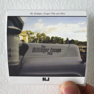 The Dillinger Escape Plan Nj 1 Album Cover Sticker The Dillinger Escape Plan Nj 1 Album Cover Sticker