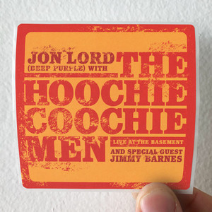 The Hoochie Coochie Men Live At The Basement Album Cover Sticker The Hoochie Coochie Men Live At The Basement Album Cover Sticker